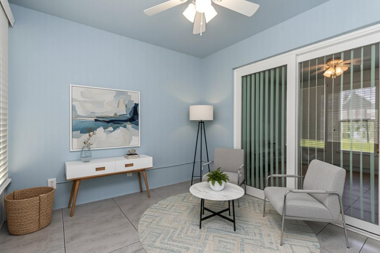 Virtually Staged Sunroom