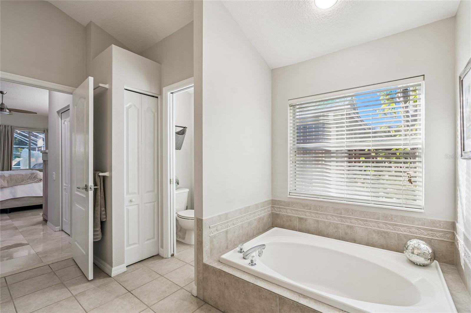 Primary bedroom - Garden tub