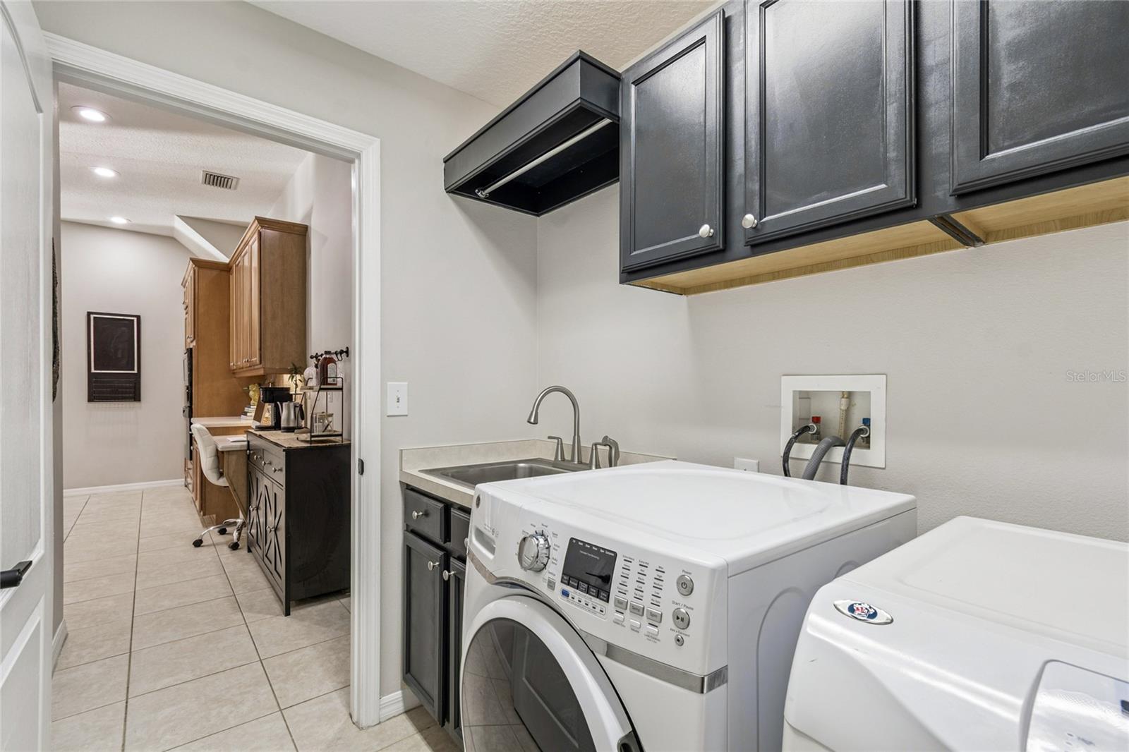 Laundry room with washer and dryer