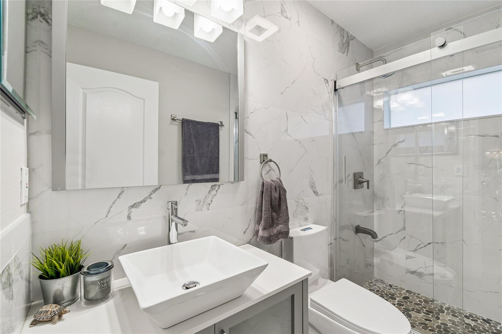 Second bathroom -- Fully remodeled