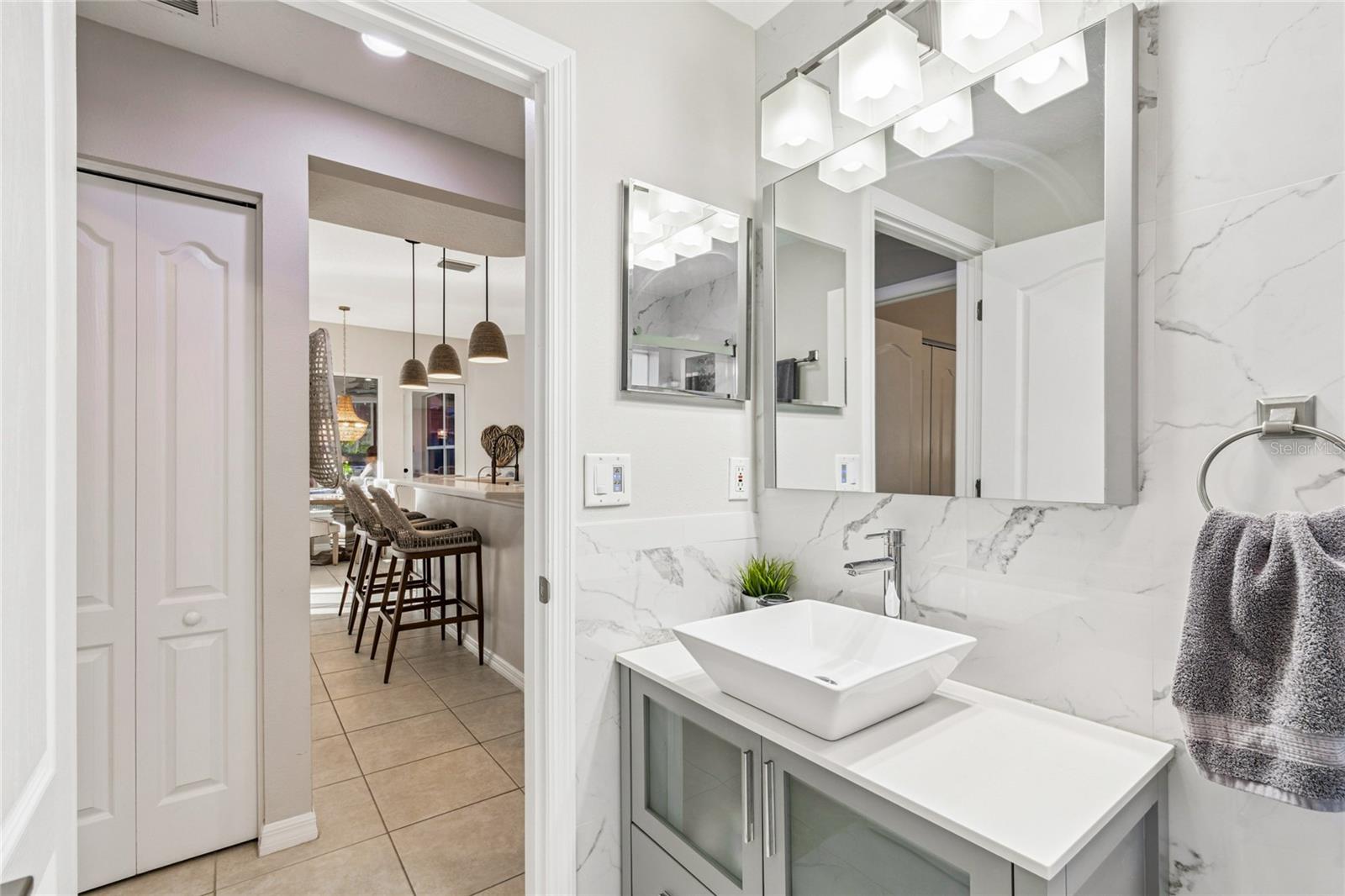 Second bathroom between 2nd and 3rd bedroom