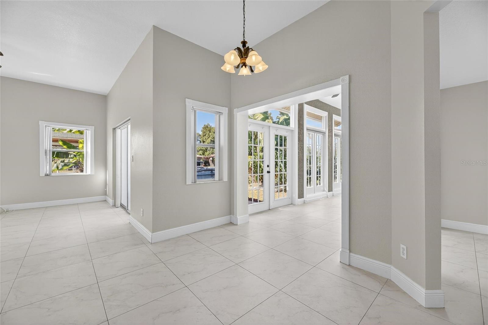 Dinette area just off the kitchen.