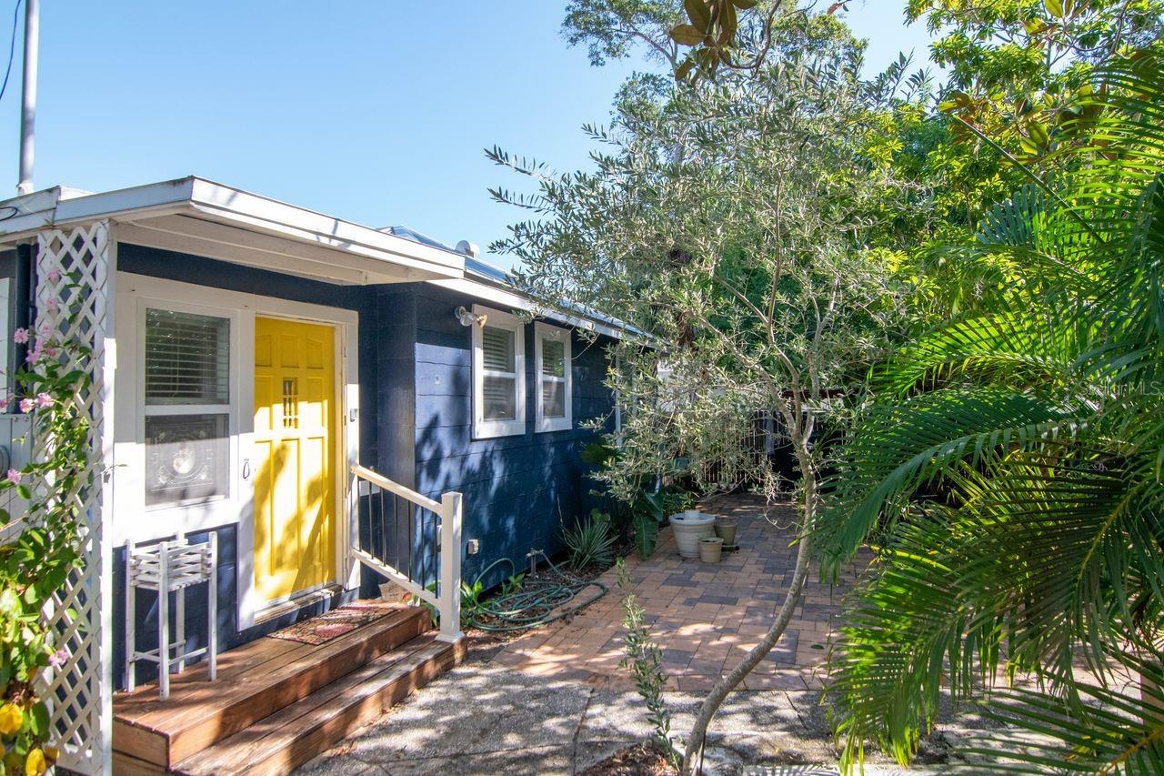 Back door entrance to you private oasis.