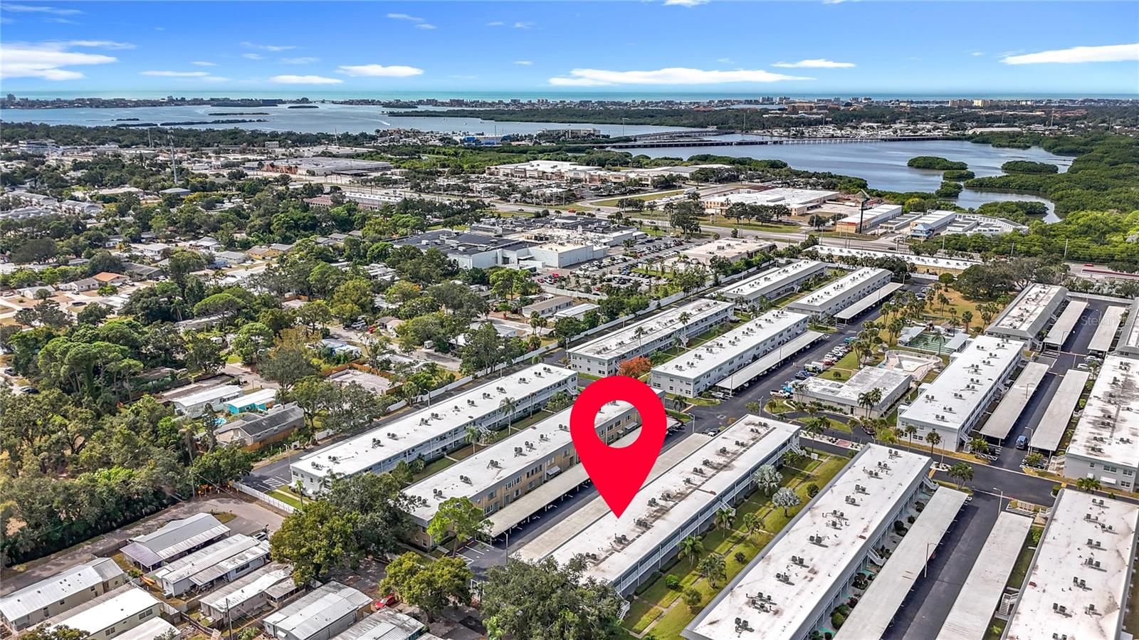 This is an aerial view of where building #5267 is located.