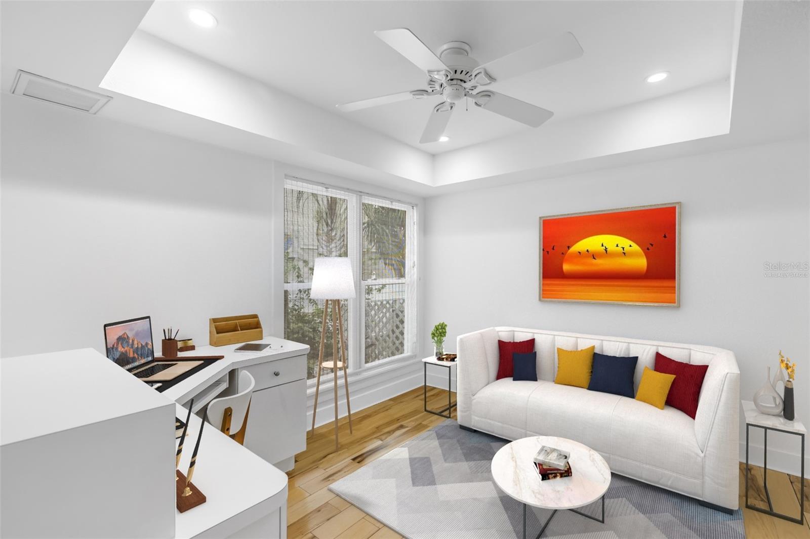 This photo is virtually staged