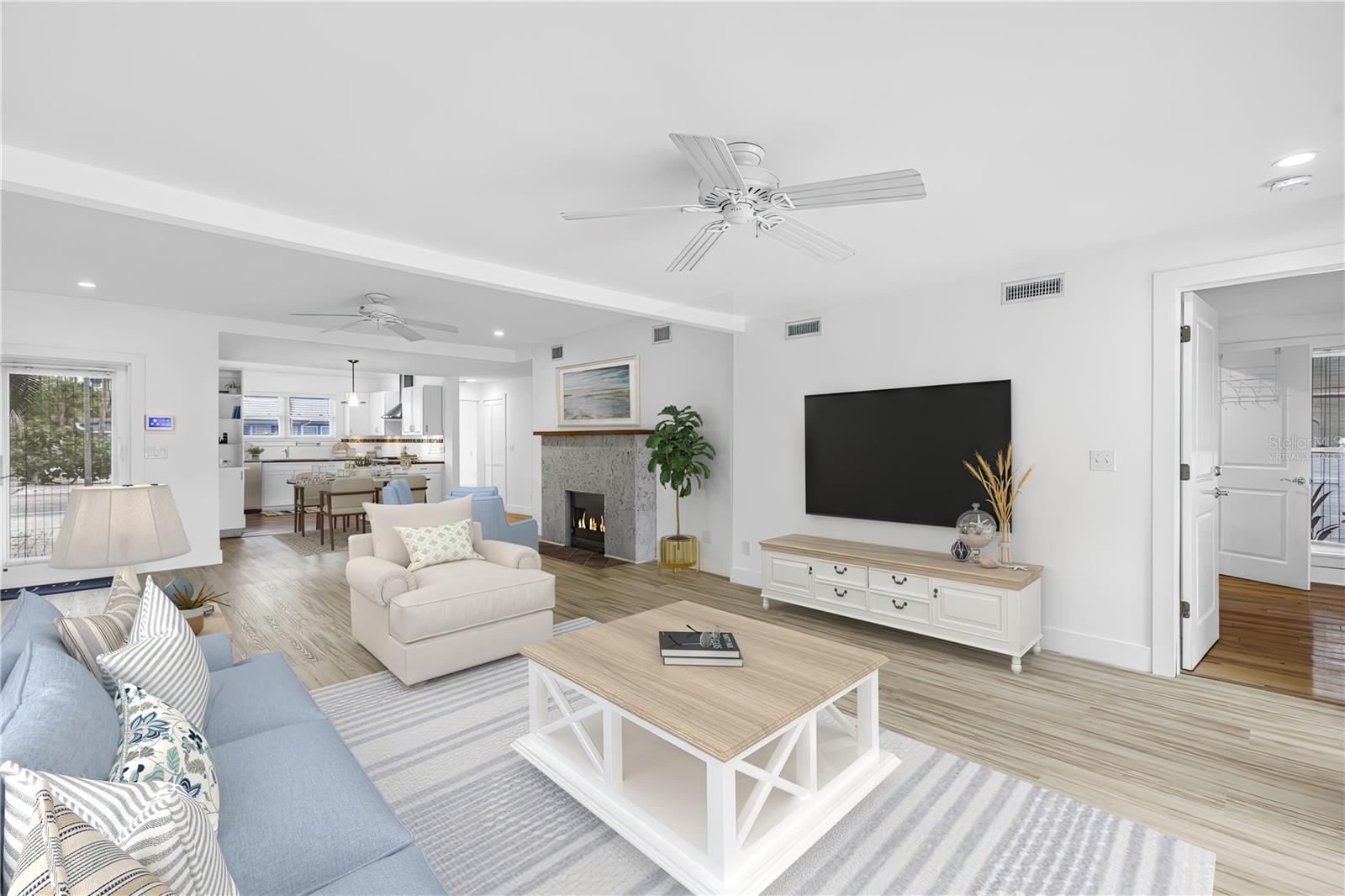 This photo is virtually staged