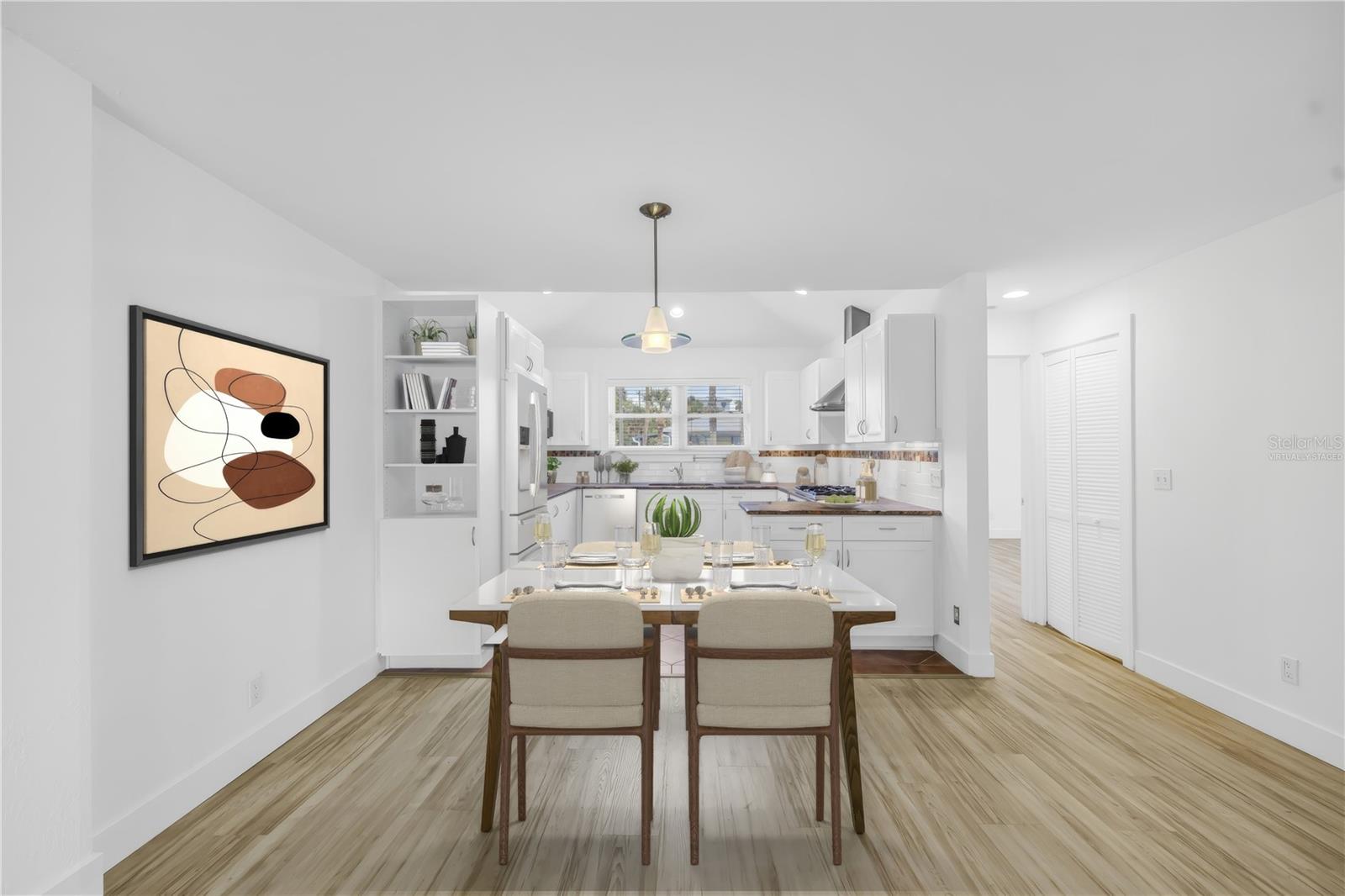 This photo is virtually staged