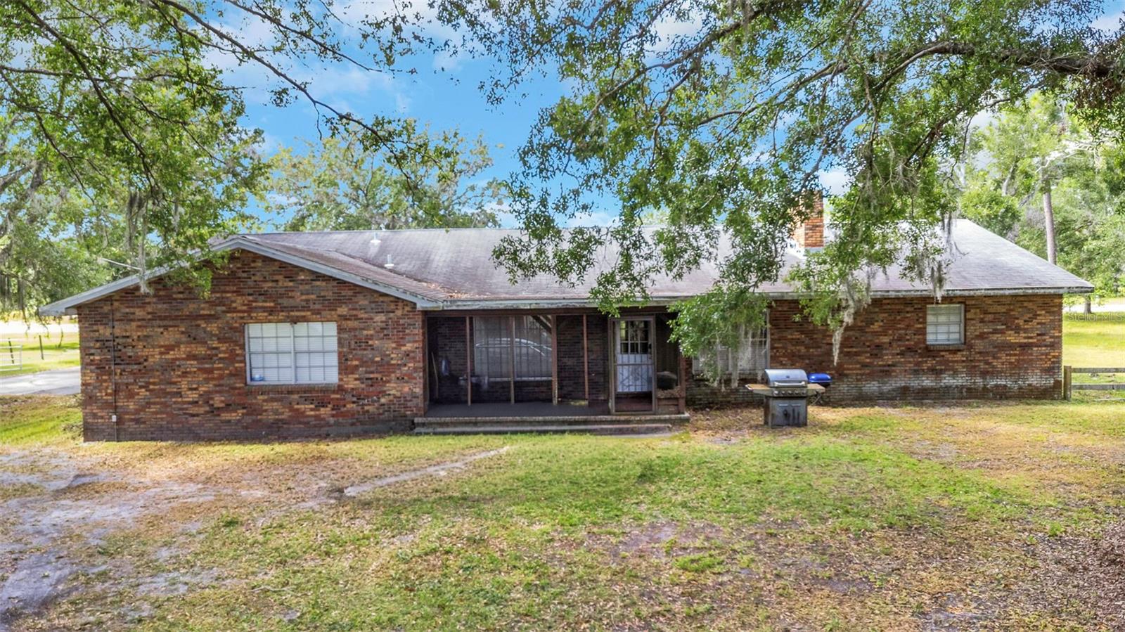 Back view of Lakeshore house currently being used as a church office