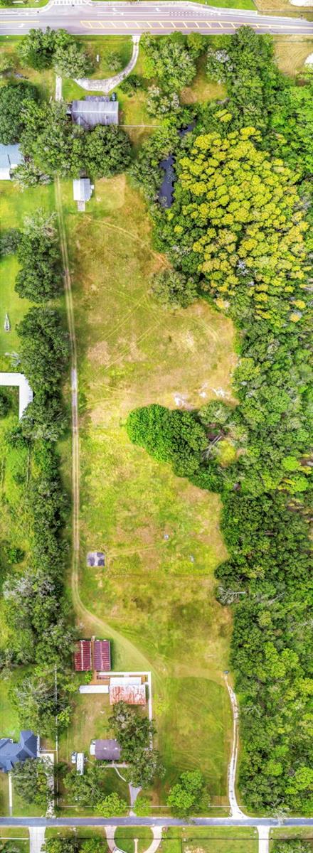 Aerial View toward the back of Lakeshore