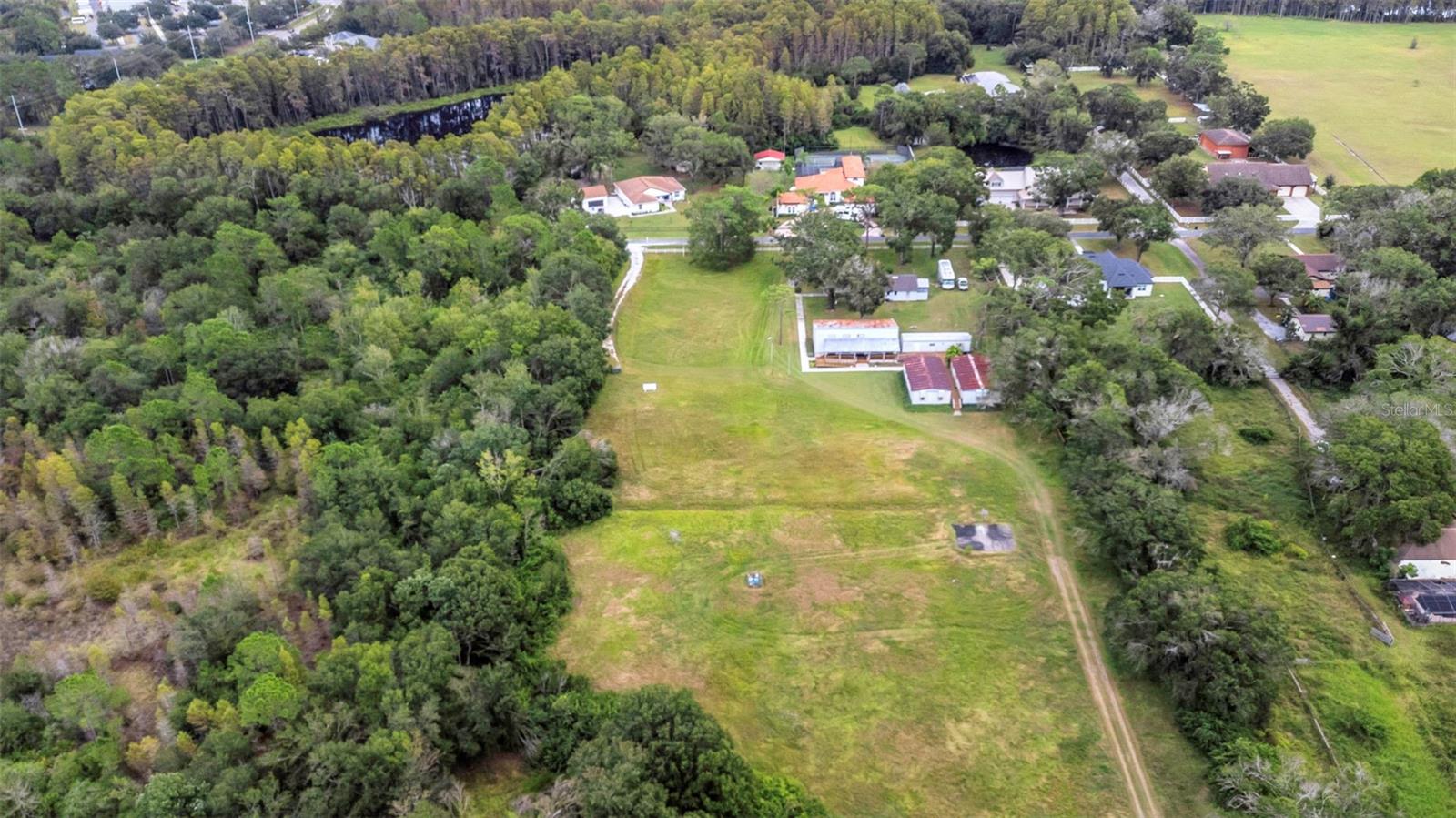 View of field behind Lakeshore