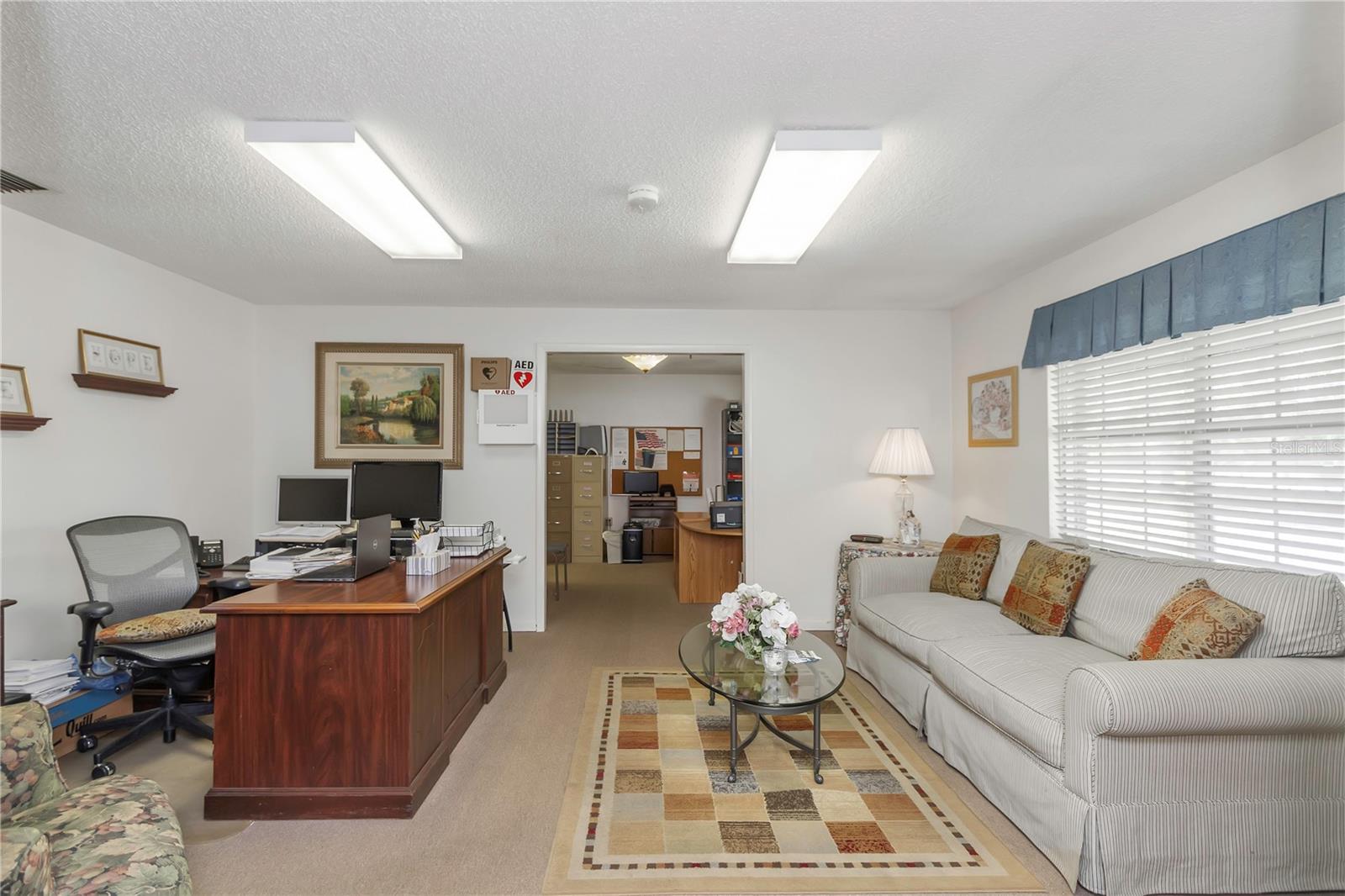 Living Room (currently being used as an office.