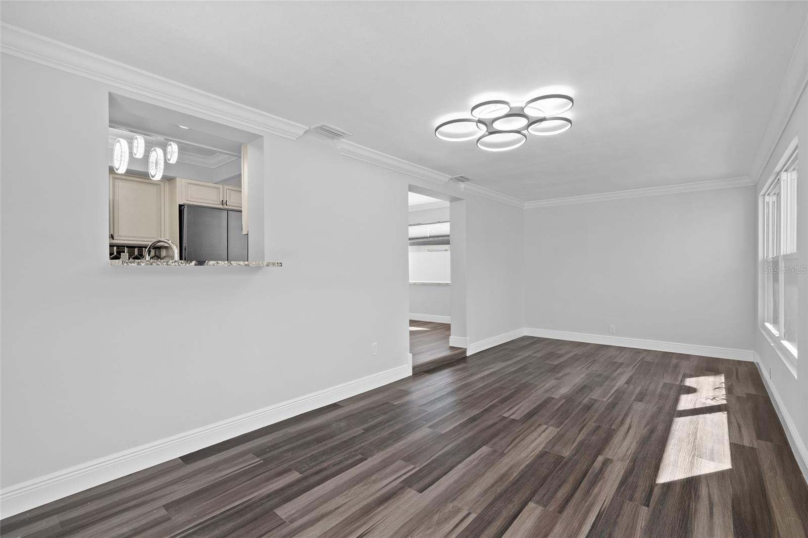 Back room with new windows