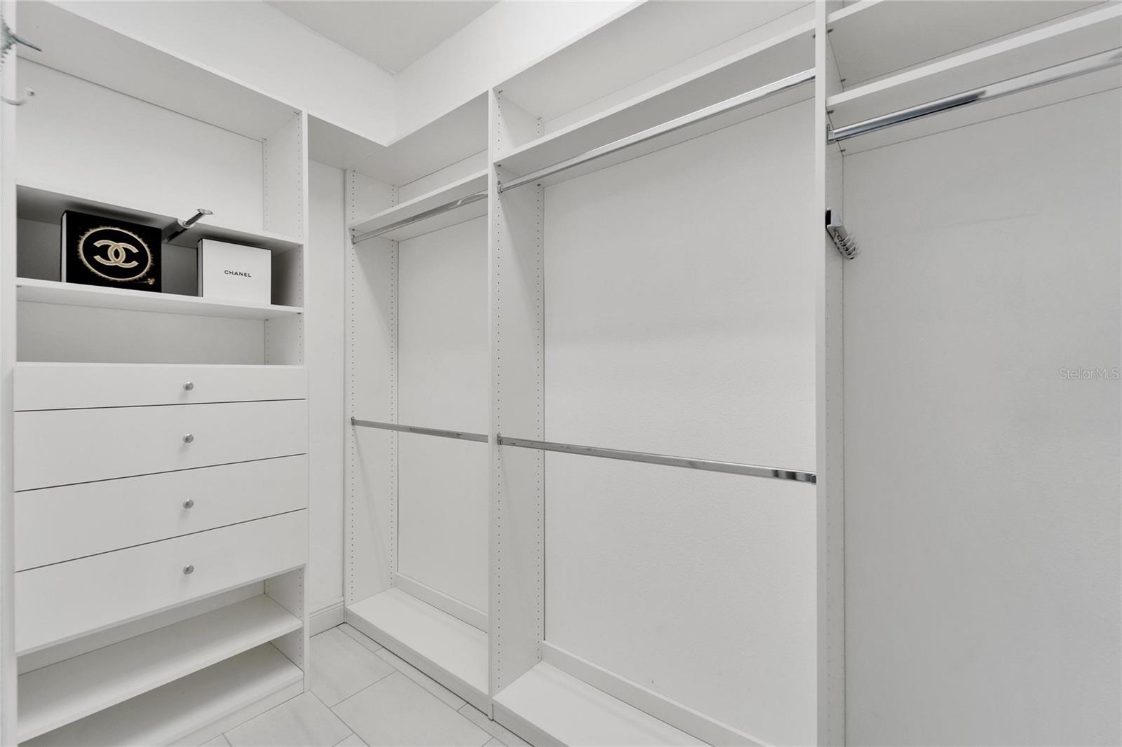 Primary Bedroom, Custom Walk-in Closets