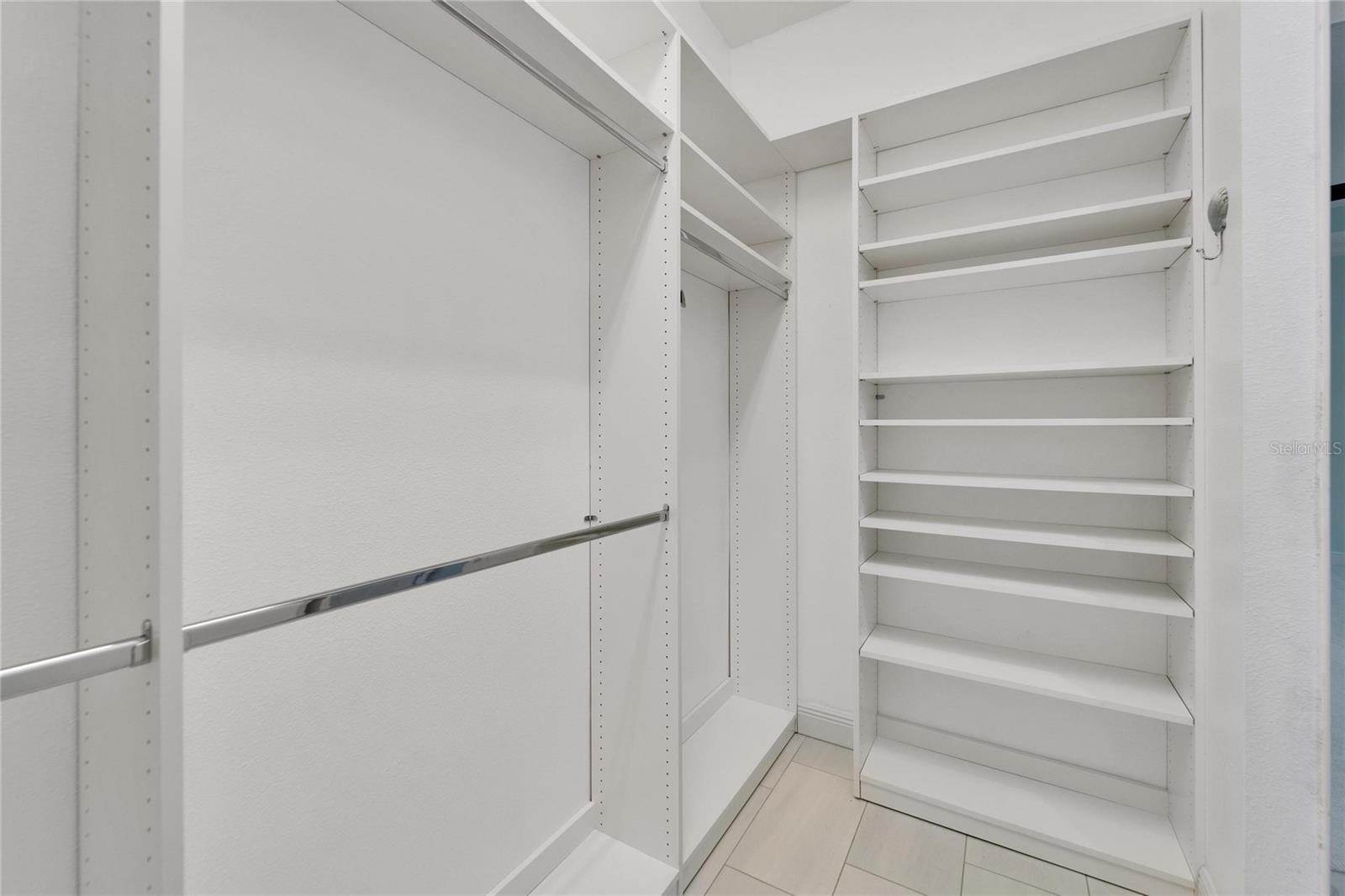 Primary Bedroom, Custom Walk-in Closet