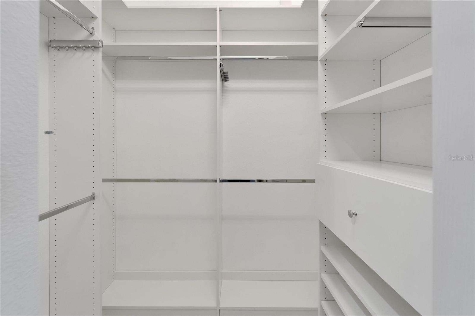 Primary Bedroom, Custom Walk-in Closet