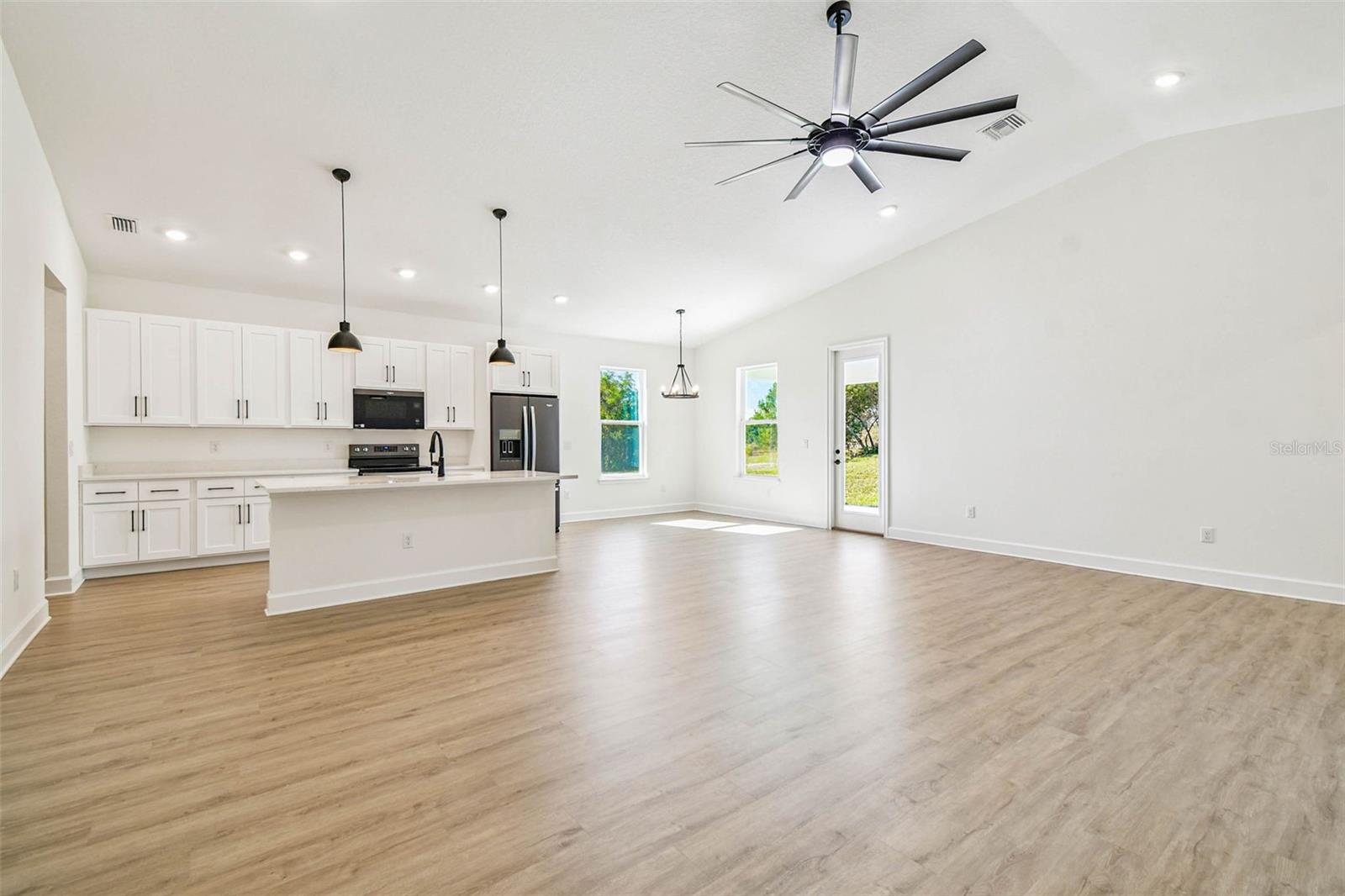Kitchen and Living room