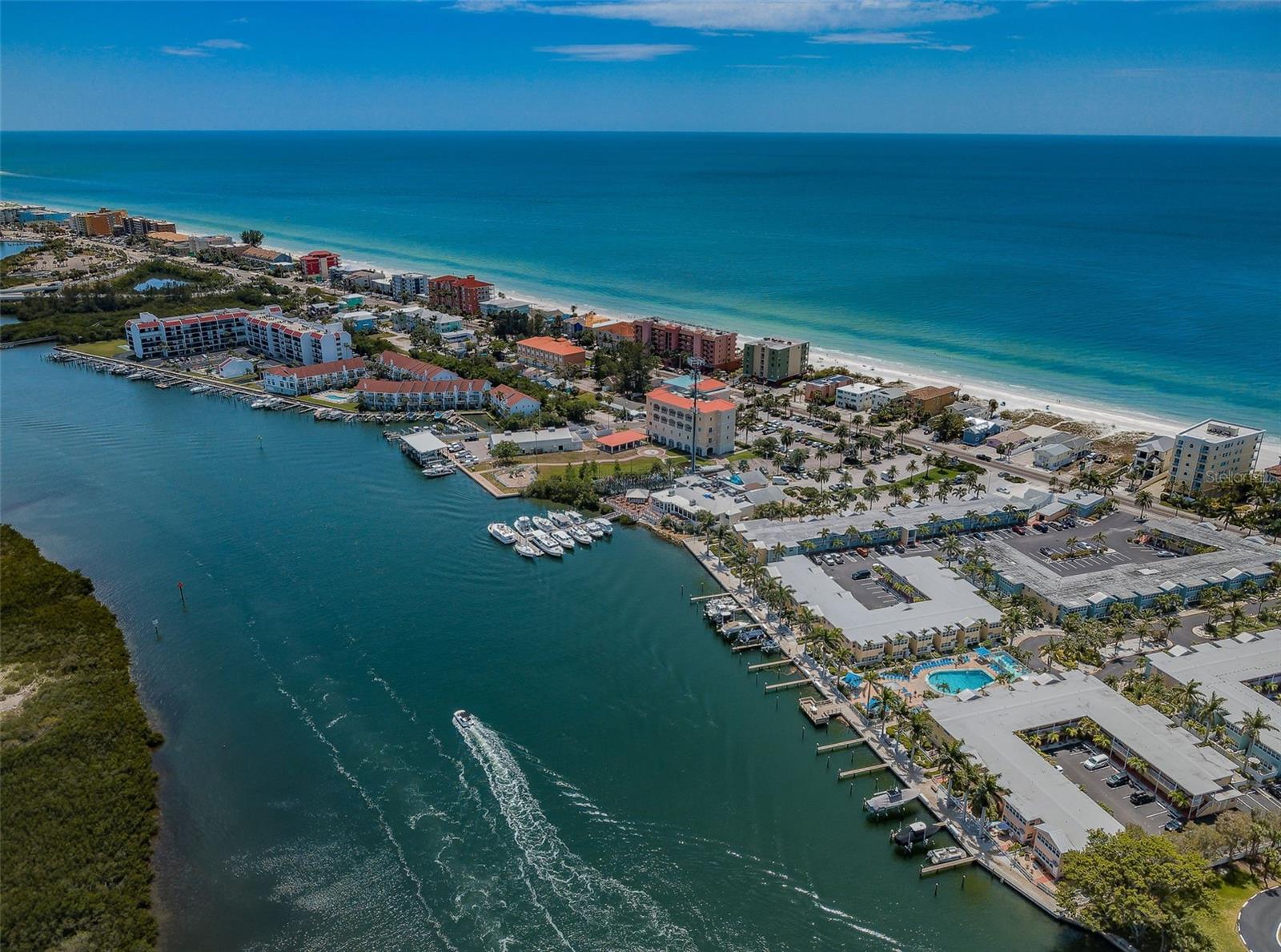 AERIAL VIEW OF GULF AND INTRACOASTAL19417 Gulf Blvd, Unit F207, Indian Shores, FL 33785