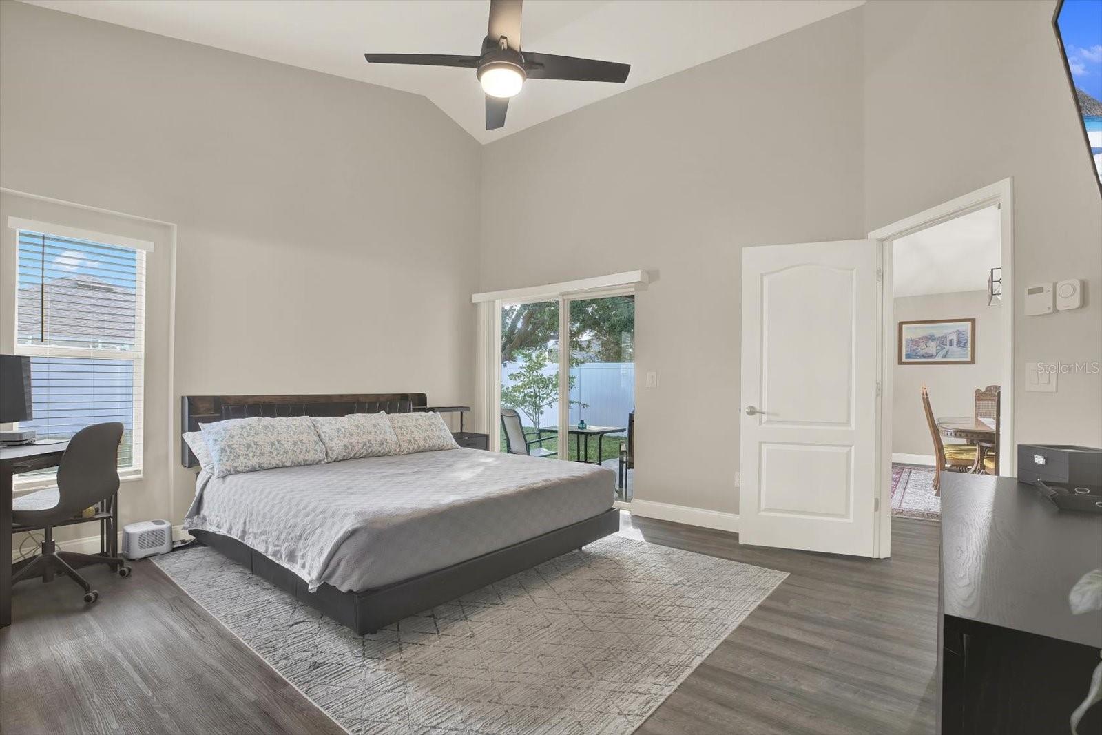 Master Bedroom with Lanai Access