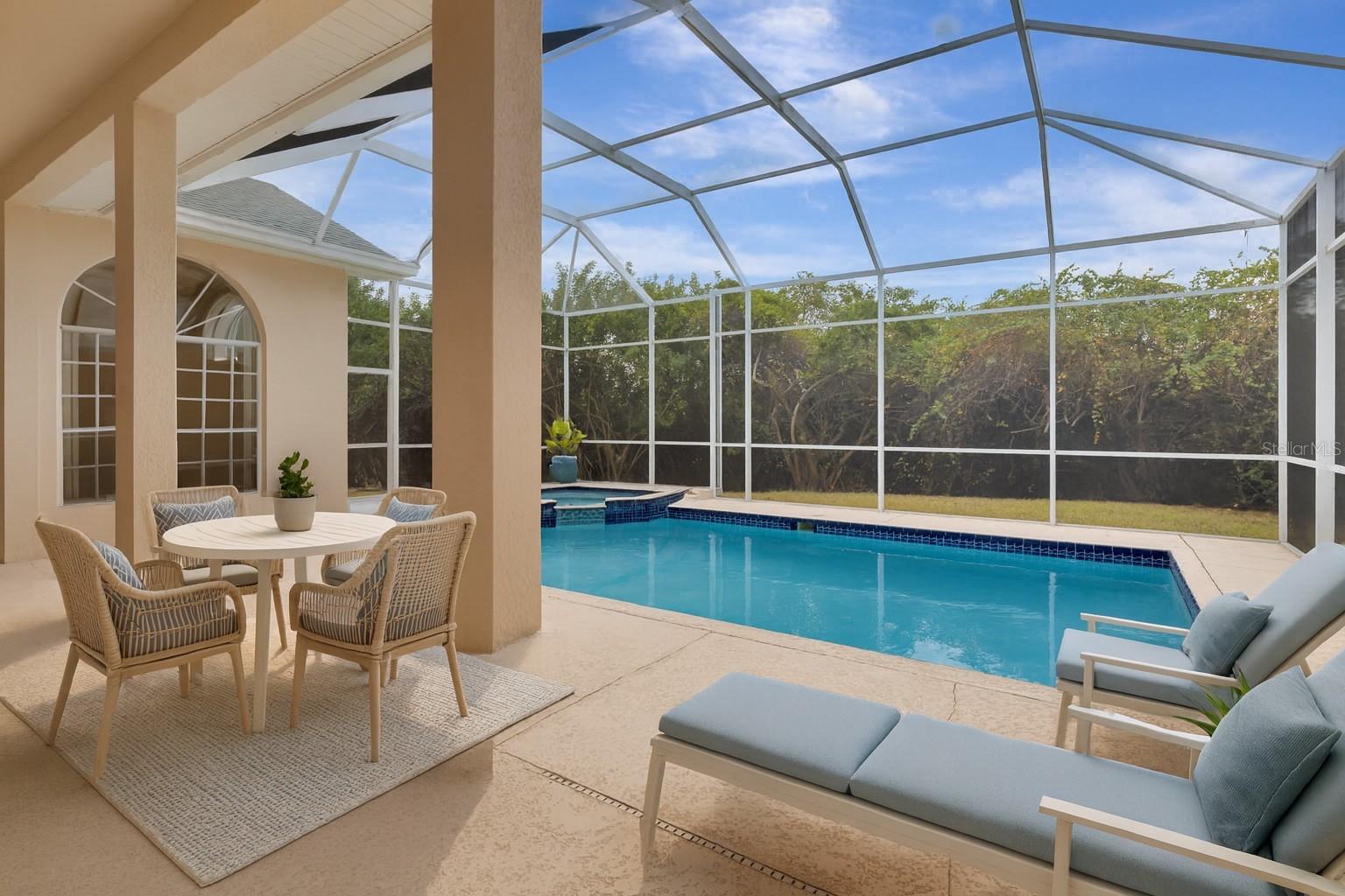 Virtual staging - pool and enclosure