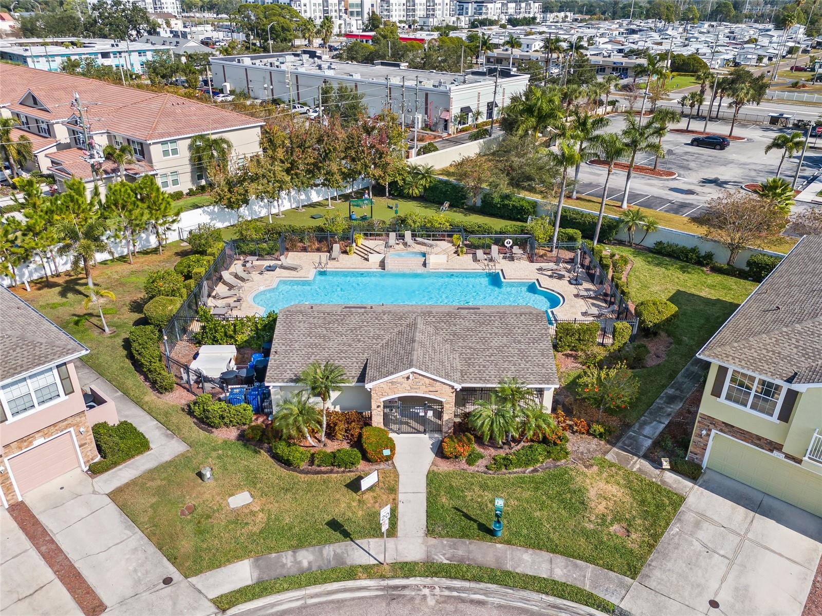 Pool House and Dog Park