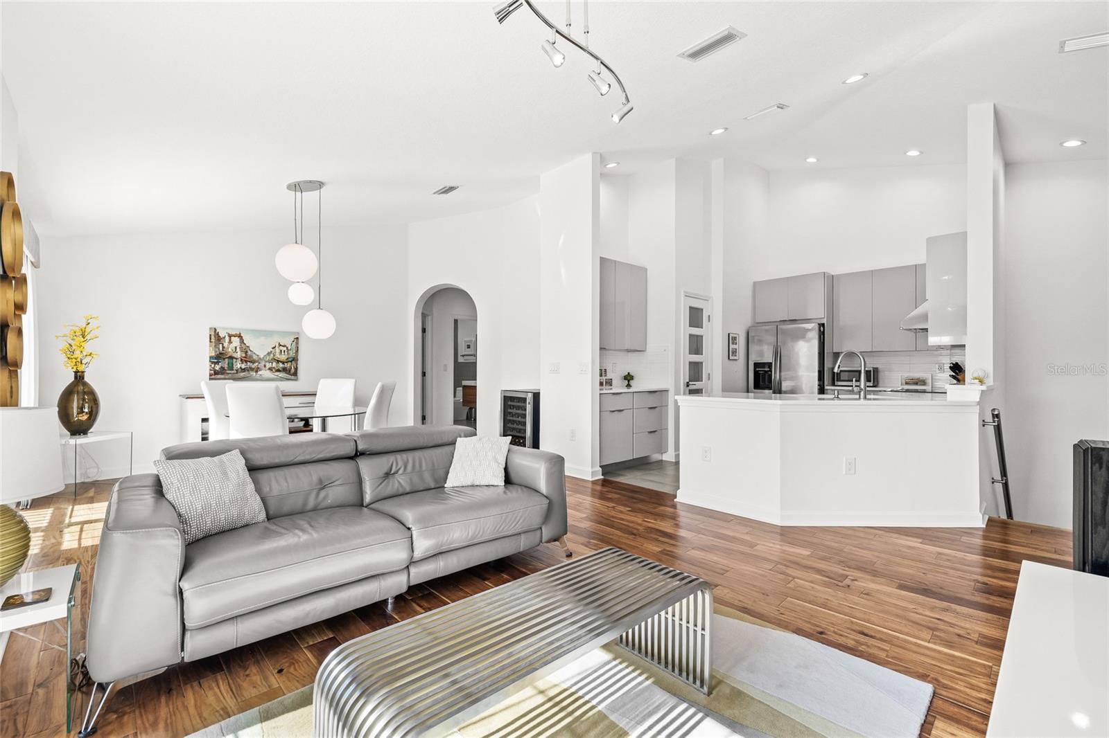 Open Living Room / Kitchen / Dining