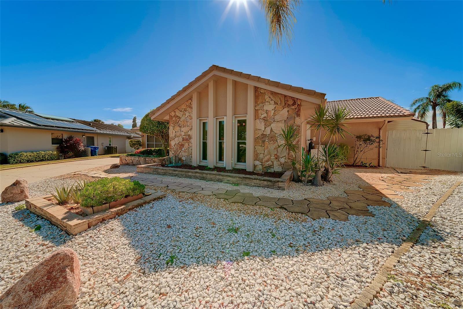 Gate on side of home