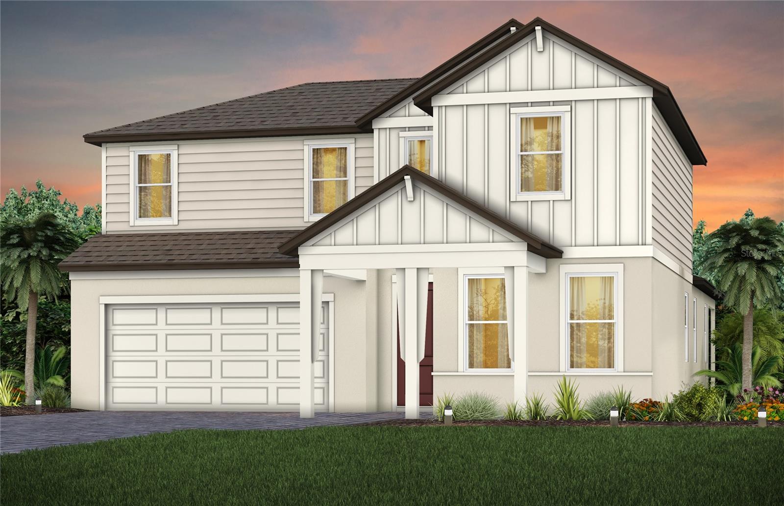 Exterior Rendering, Elevation FH2