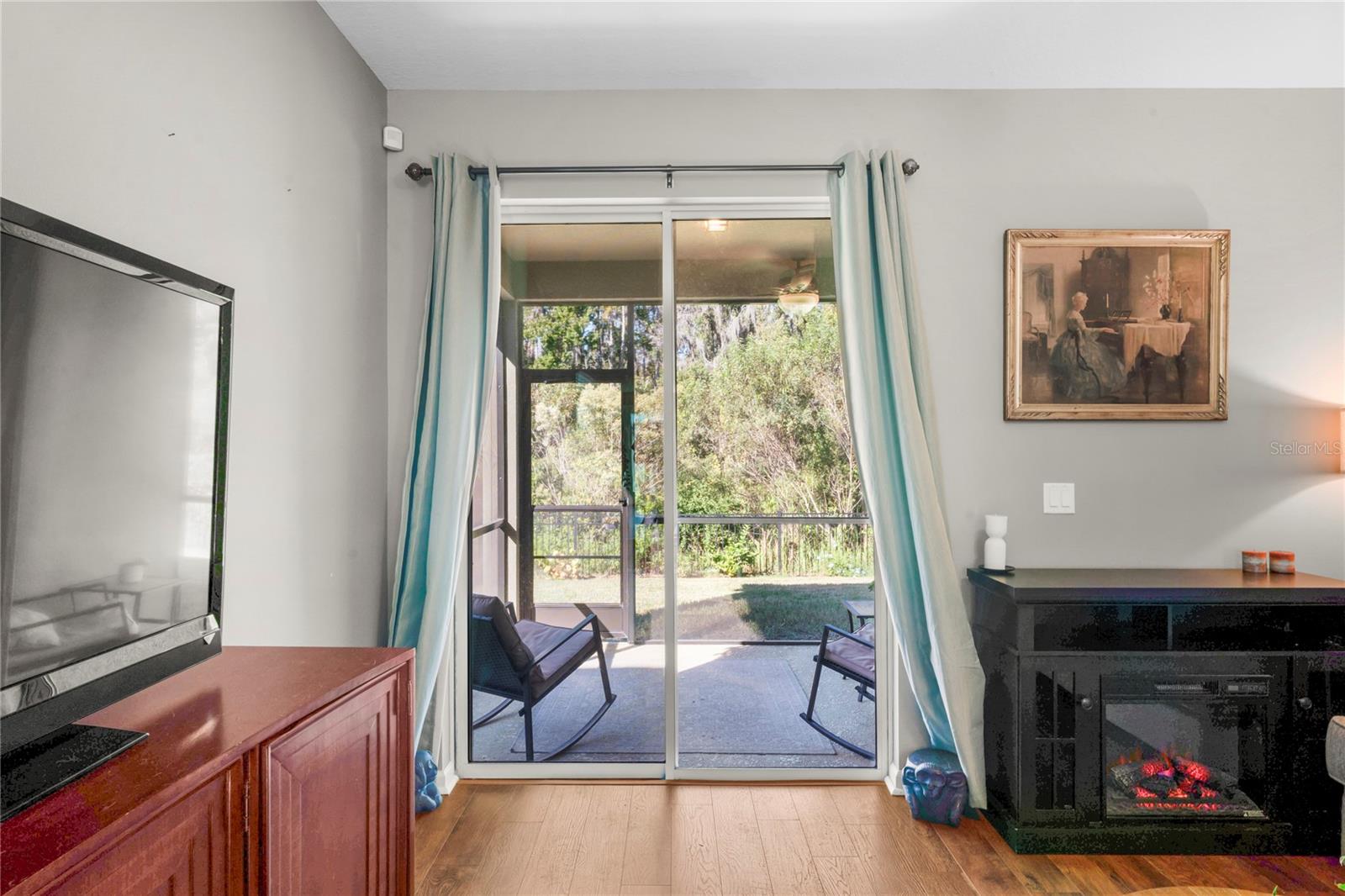 View from the living room