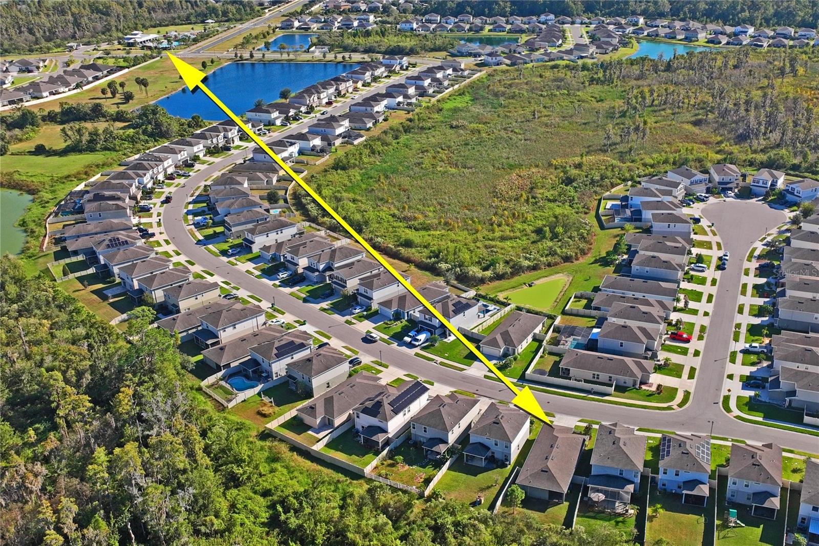 House to the Community Pool and Playground