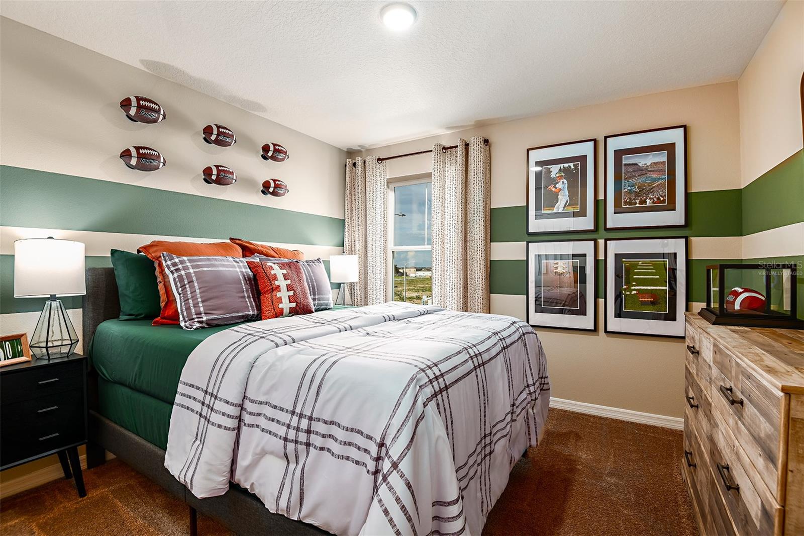 virtually staged/model home