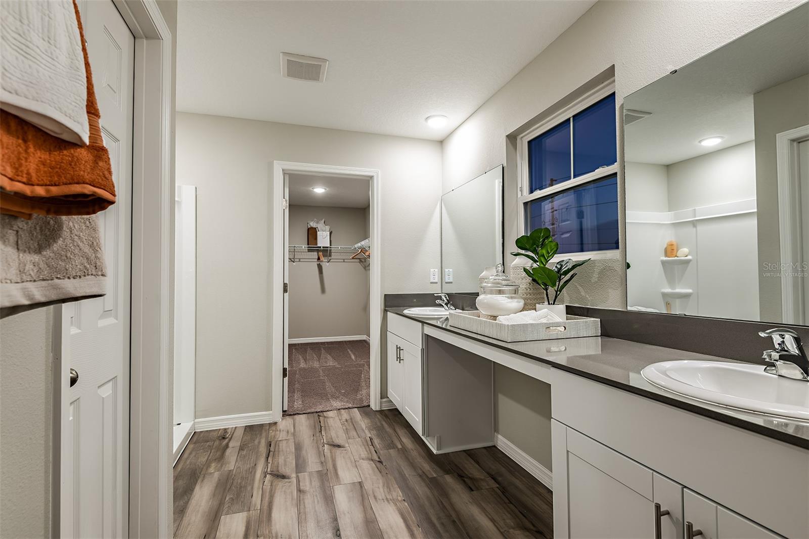 virtually staged/model home