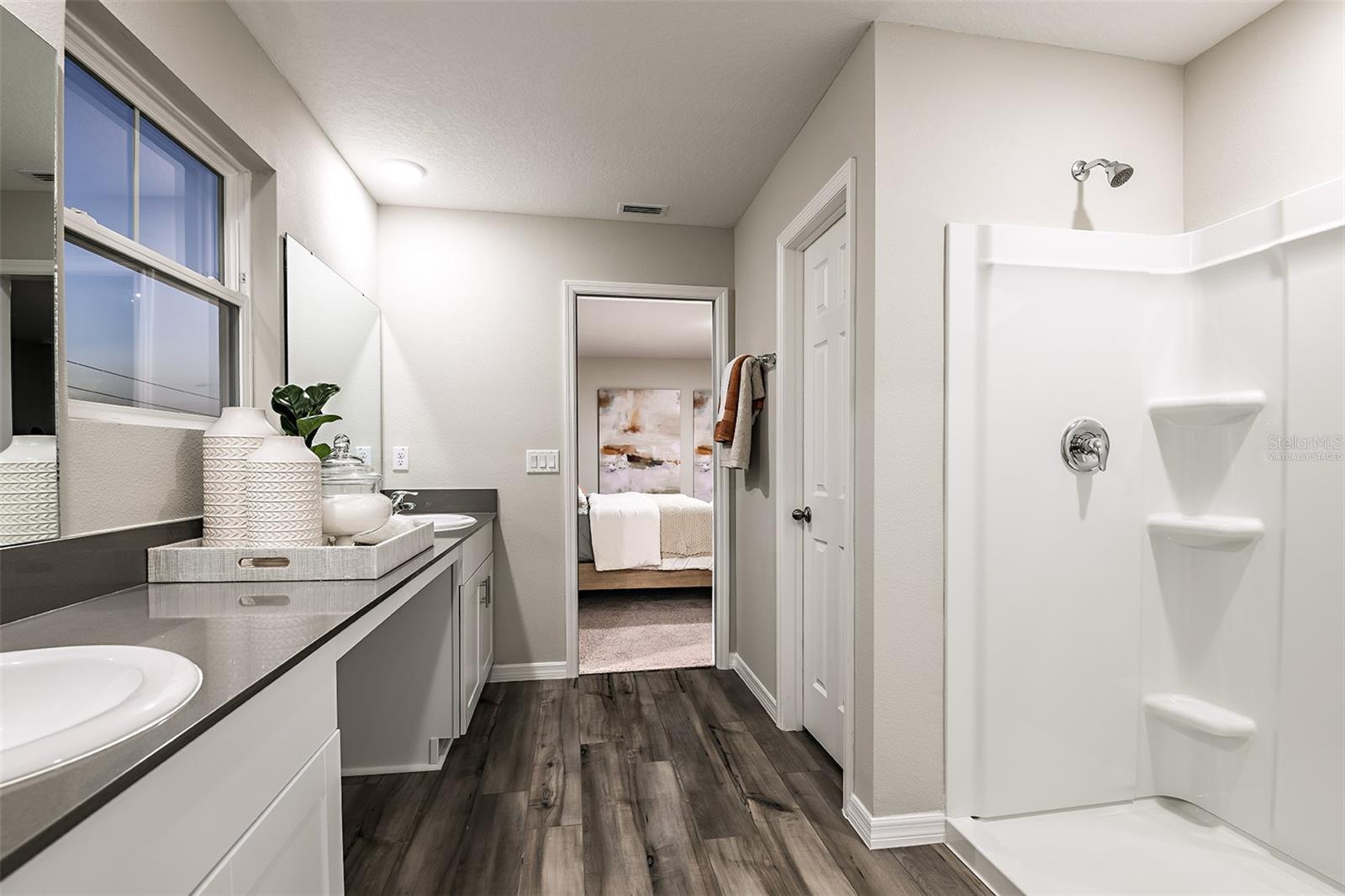 virtually staged/model home