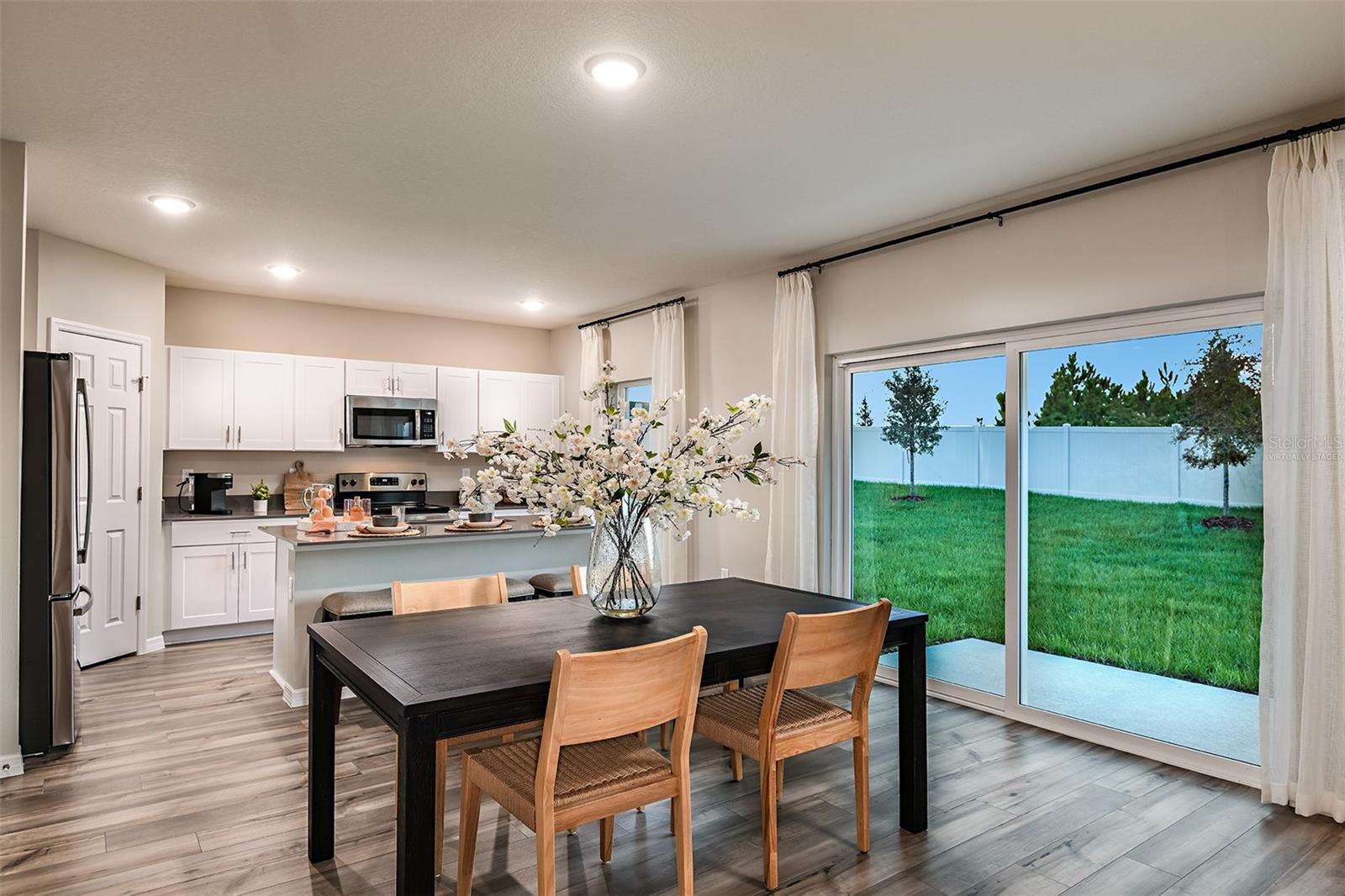 virtually staged/model home