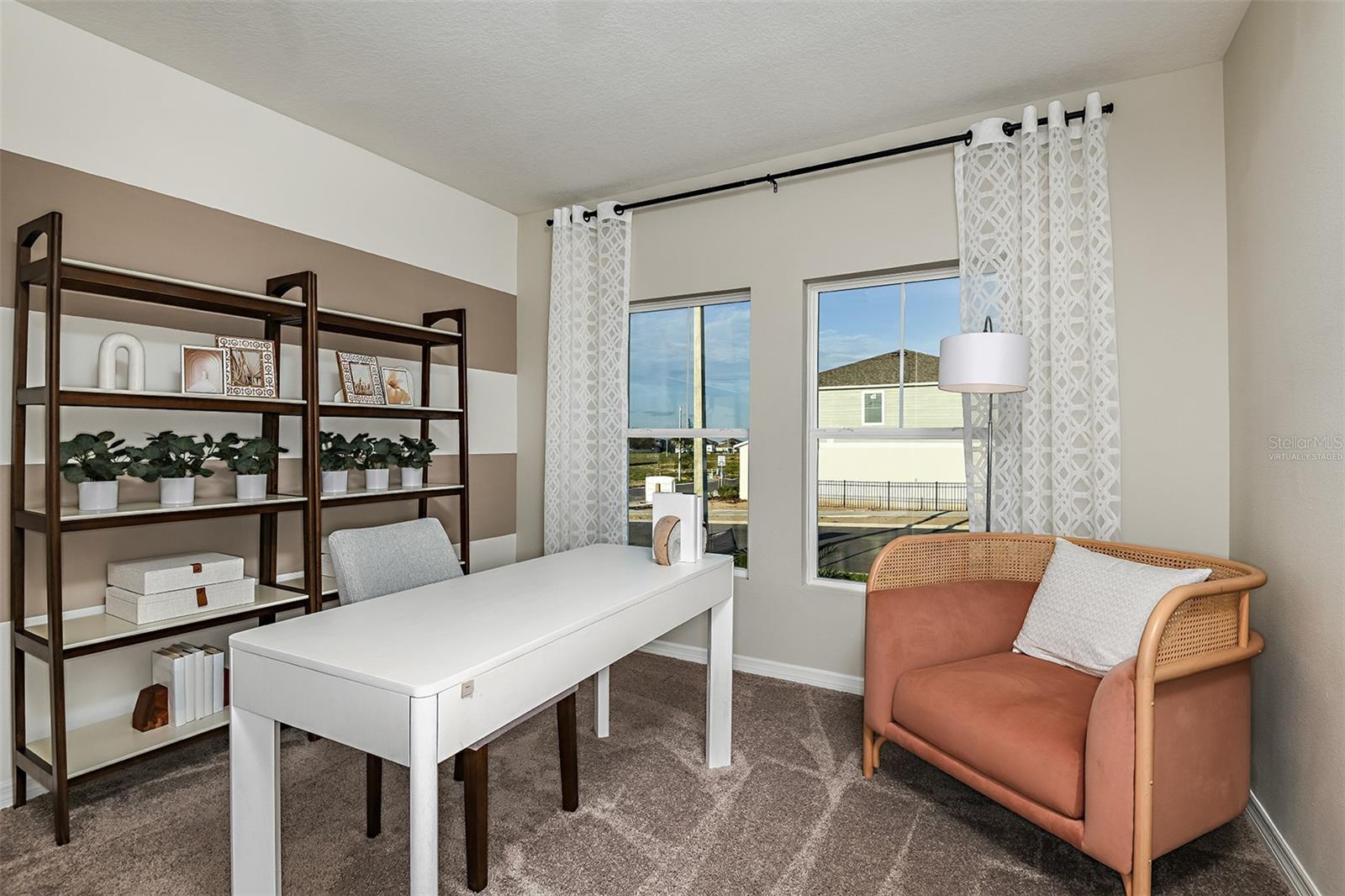 virtually staged/model home