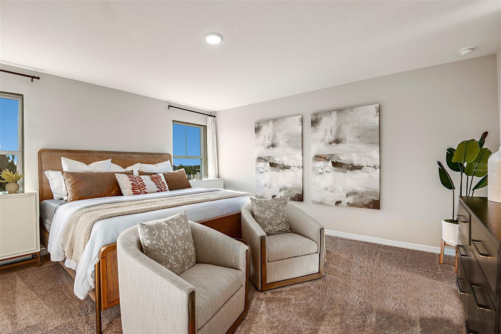 virtually staged/model home