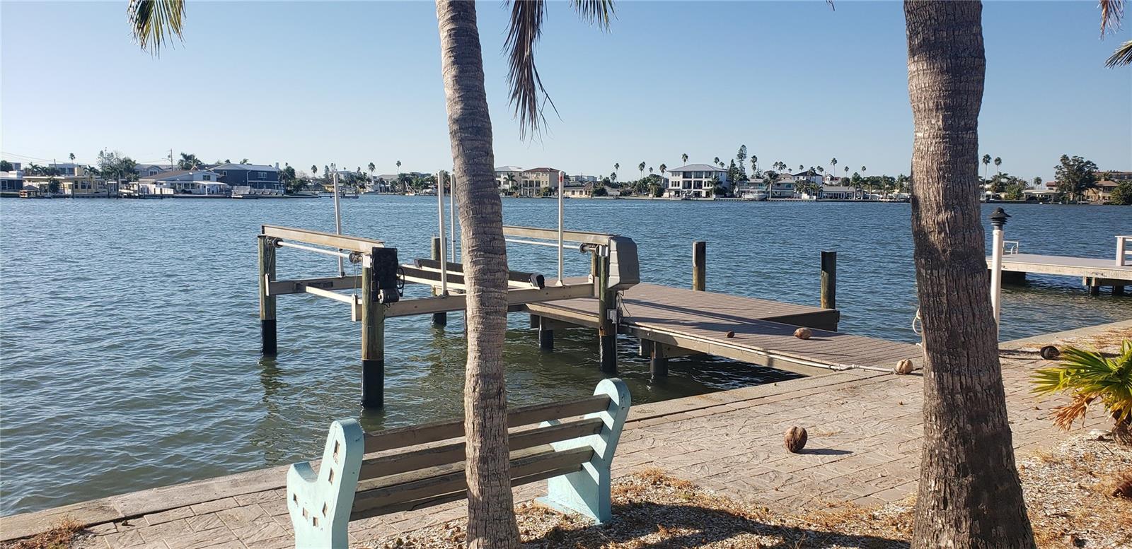 view of water to the South West