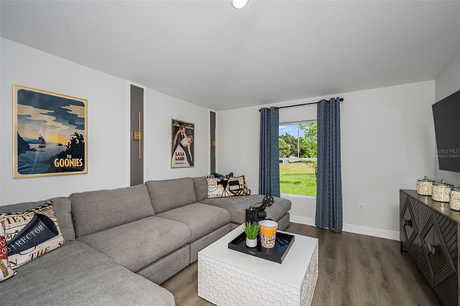 virtually staged/model home