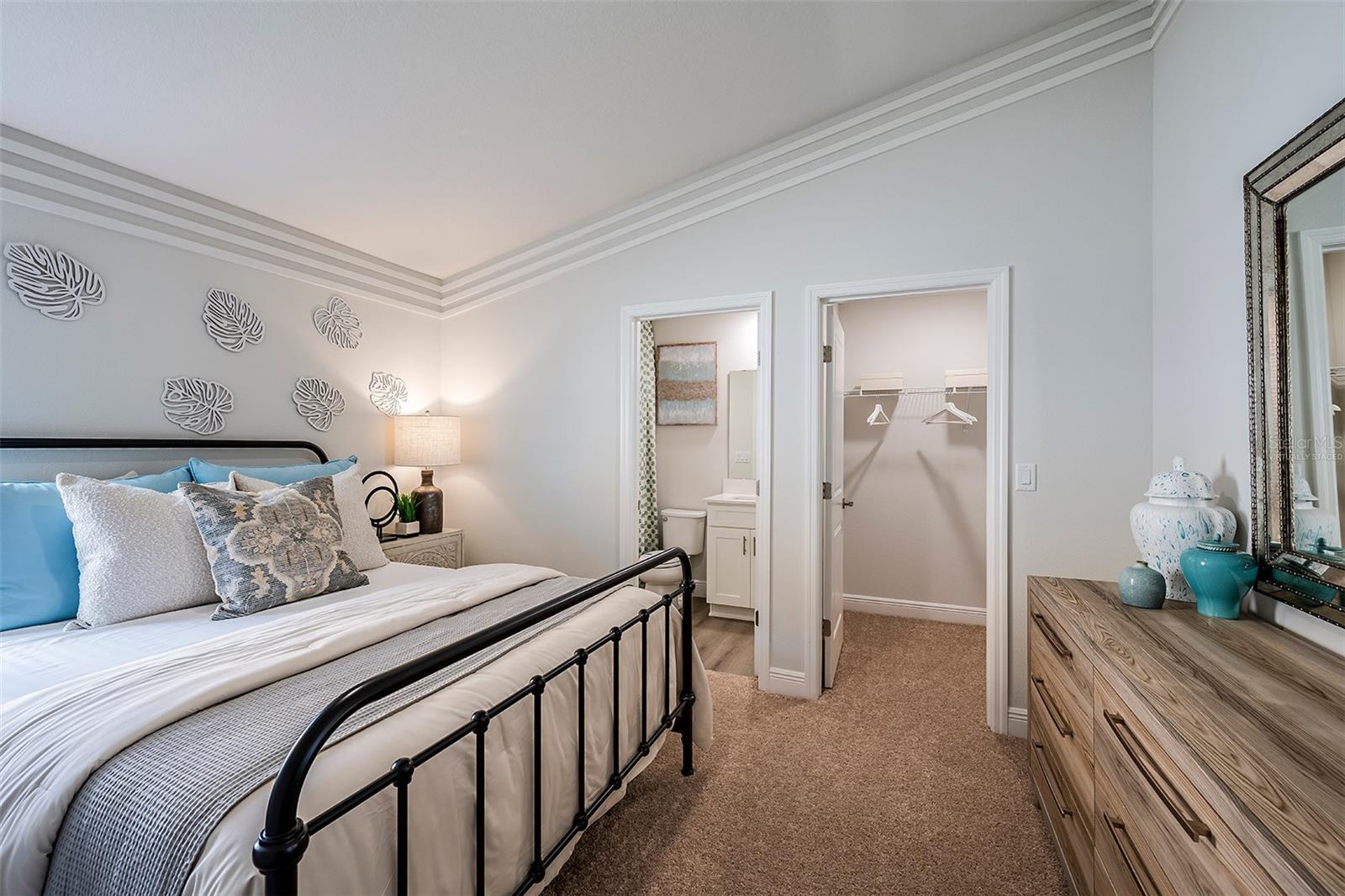 virtually staged/model home