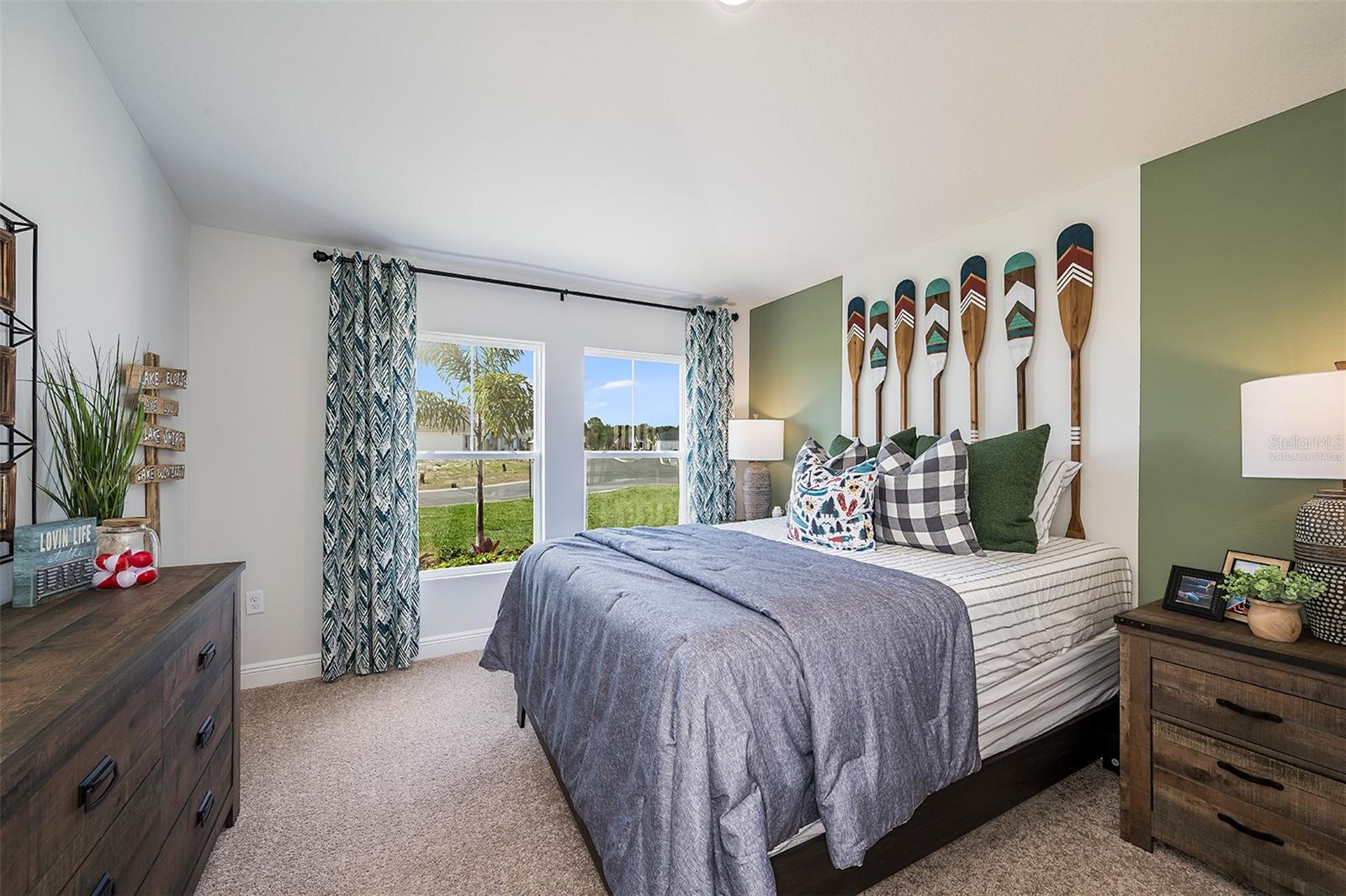 virtually staged/model home