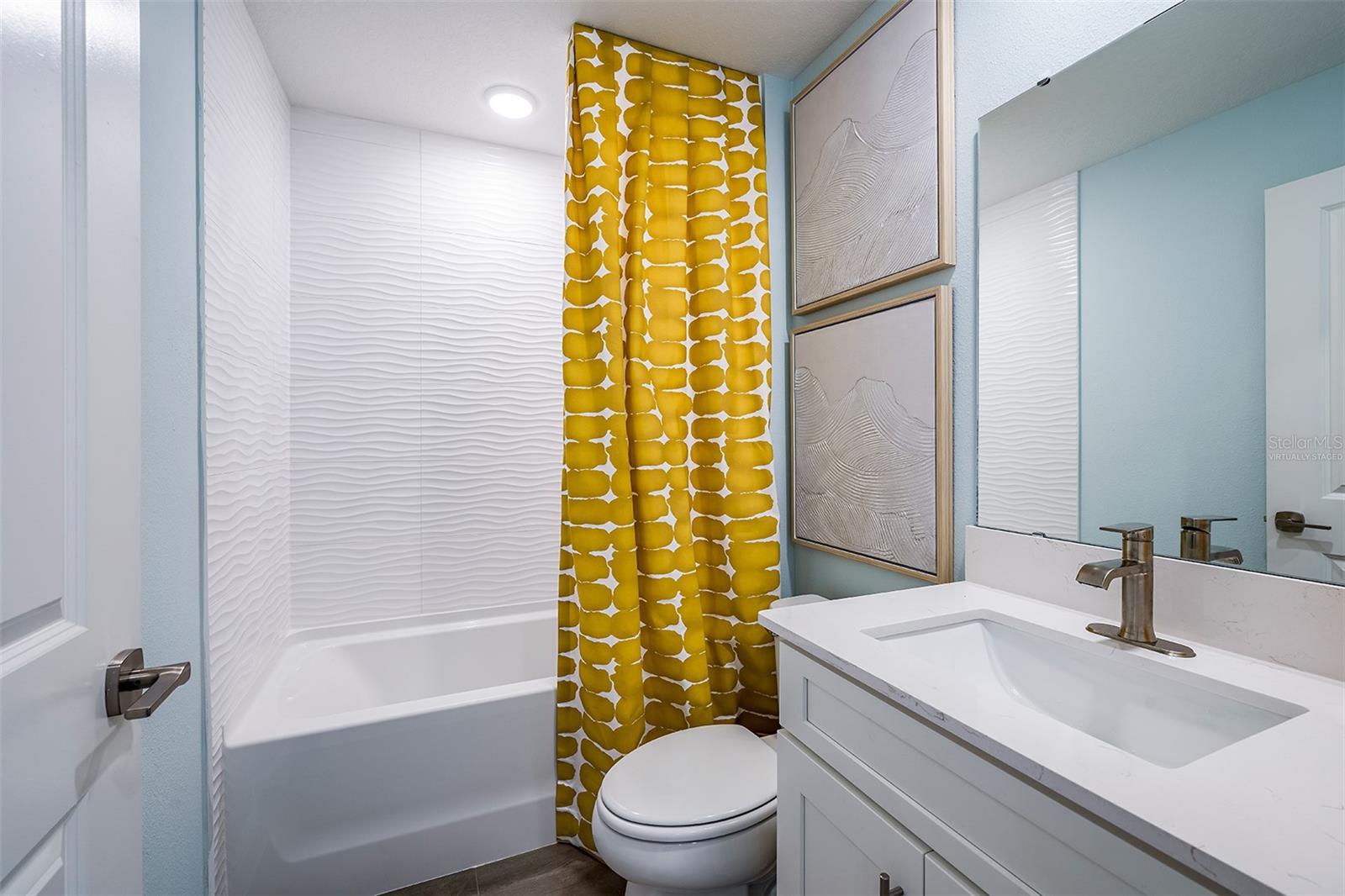 virtually staged/model home