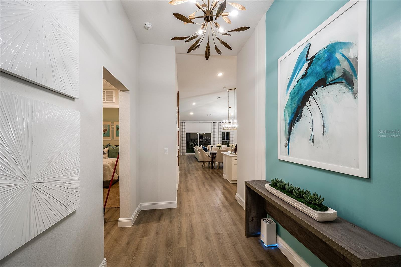 virtually staged/model home