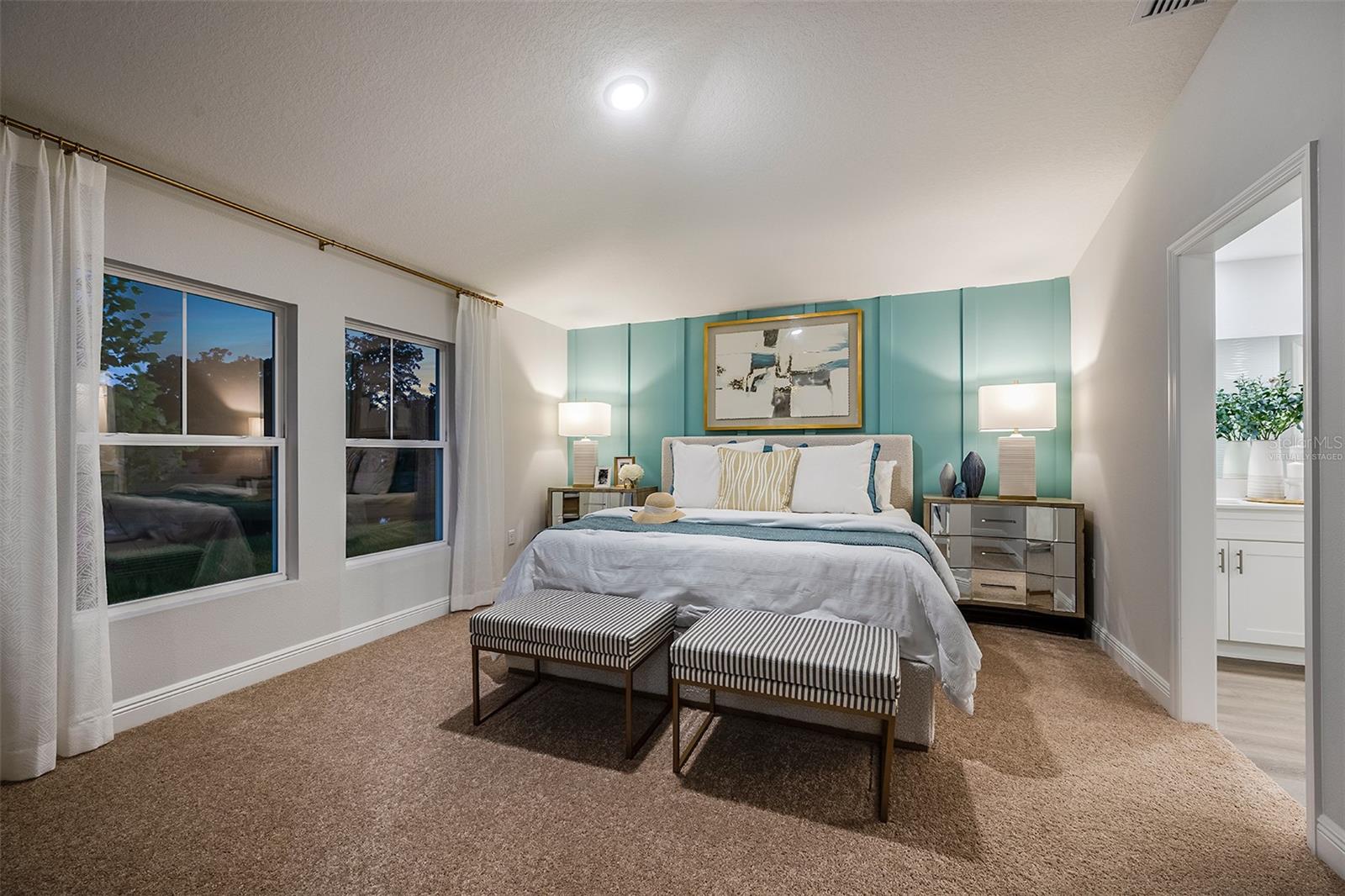 virtually staged/model home