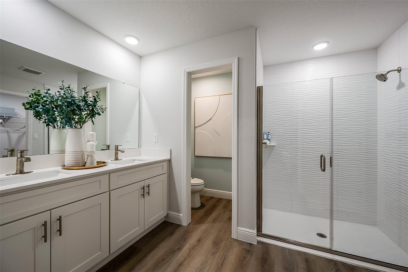 virtually staged/model home