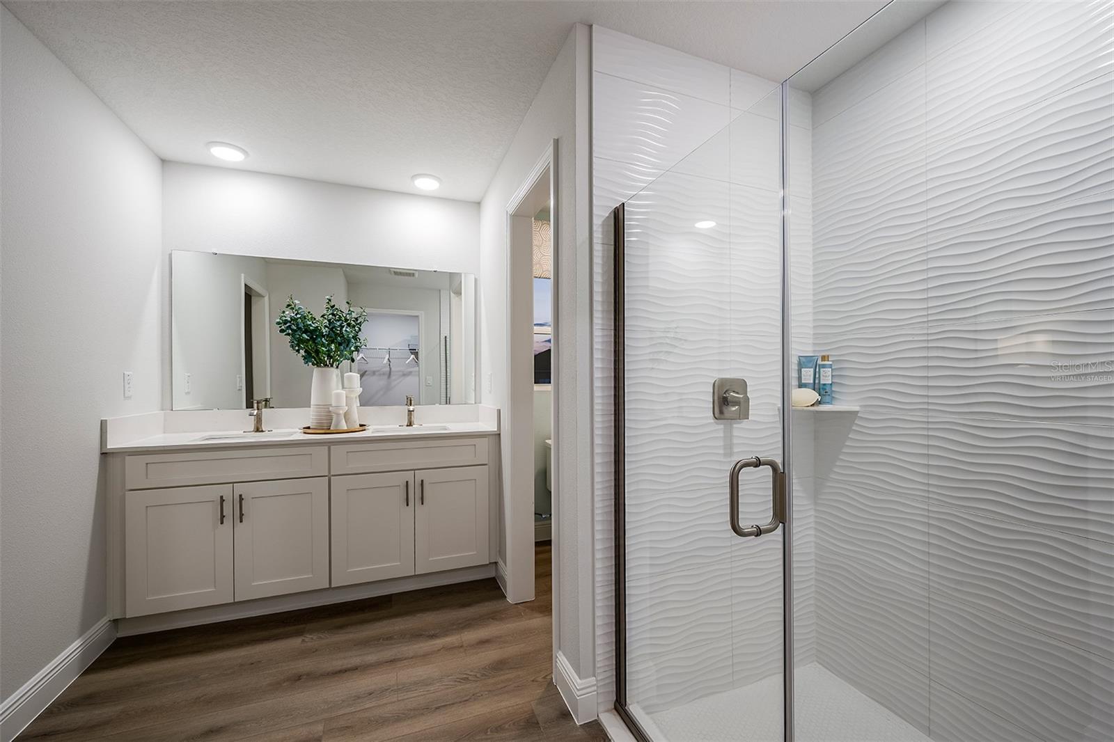 virtually staged/model home