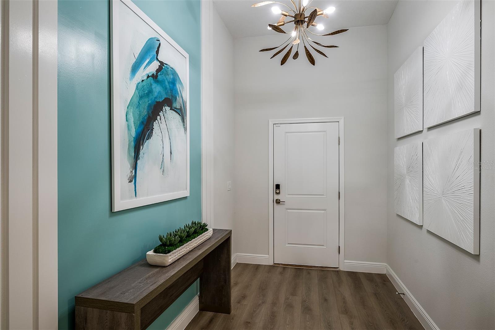 virtually staged/model home