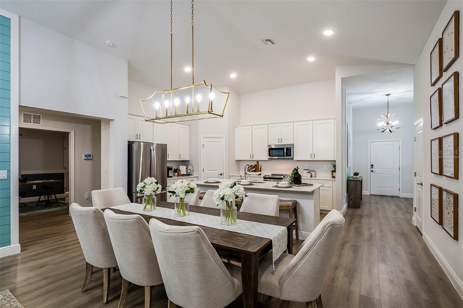 virtually staged/model home