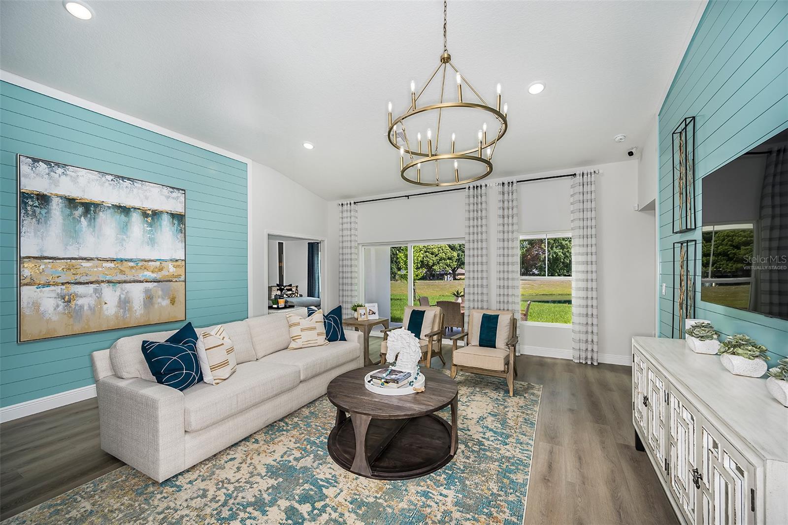 virtually staged/model home