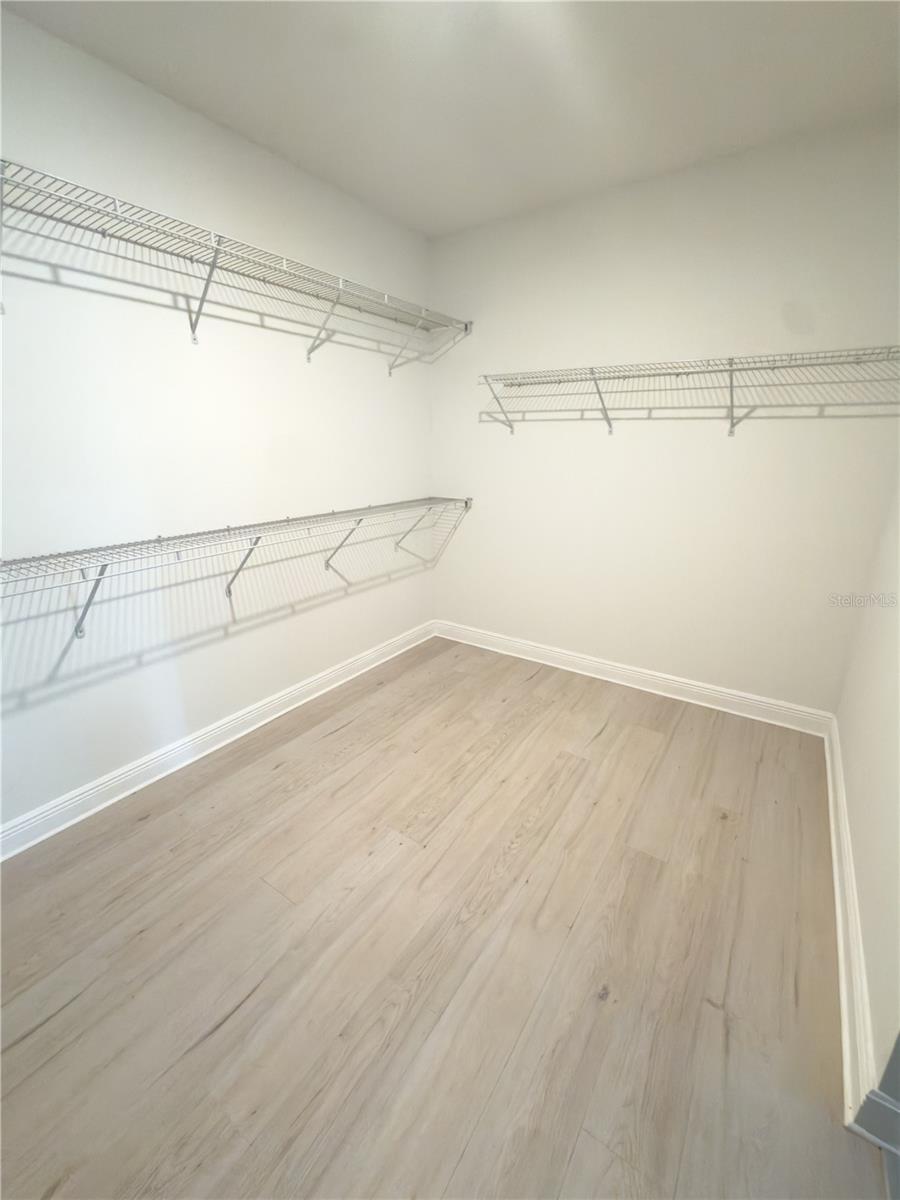 Master walk in closet