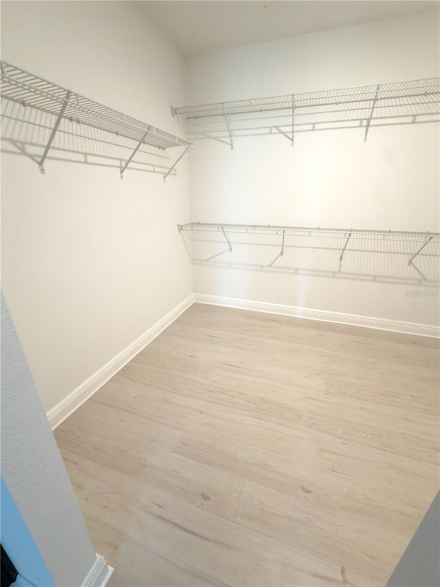 Master walk in closet