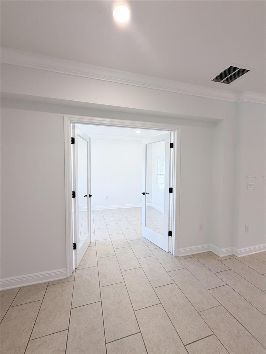 Office/flex room door